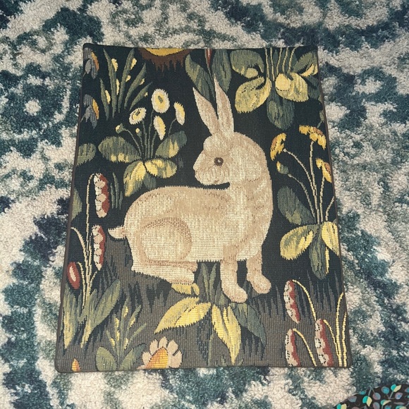 Other - Vintage Lady and unicorn tapestry bunny